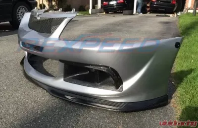 Rexpeed R-Type Carbon Fiber Front Lip Spoiler Mitsubishi EVO 8 - R17