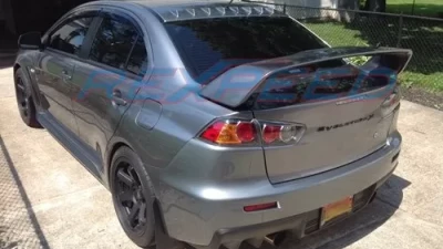 Rexpeed ABS Vortex Generator Flat Roof Non SSS Mitsubishi EVO 10                                     - R182 - Image 3
