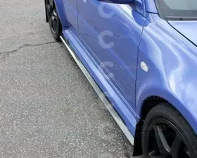 Rexpeed Carbon Fiber Side Skirt Extensions Mitsubishi Evo 4-6
