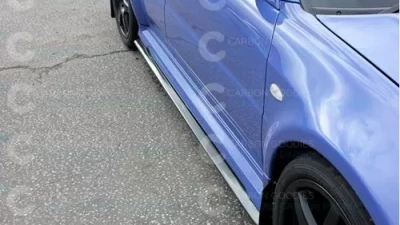 Rexpeed Carbon Fiber Side Skirt Extensions Mitsubishi Evo 4-6                                     - R186 - Image 3