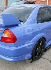 Rexpeed Carbon Fiber Side Skirt Extensions Mitsubishi Evo 4-6                                     - R186 - Image 2
