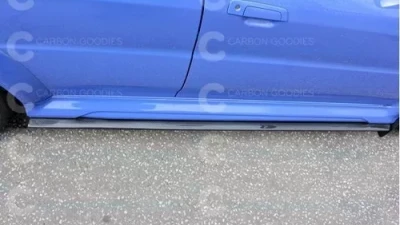 Rexpeed Carbon Fiber Side Skirt Extensions Mitsubishi Evo 4-6                                     - R186 - Image 3