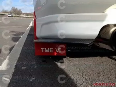 Rexpeed Carbon Fiber Rear Bumper Extensions Mitsubishi Evo 4-6 - R187