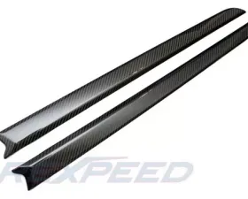 Rexpeed Carbon Fiber Door Trim Covers Mitsubishi EVO 10