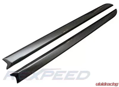 Rexpeed Carbon Fiber Door Trim Covers Mitsubishi EVO 10 - R190