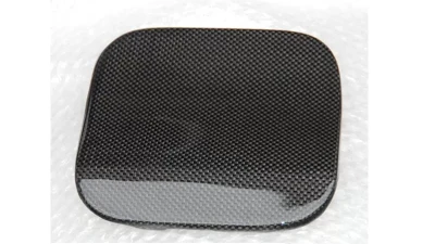 Rexpeed Carbon Fiber Fuel Cap Cover Mitsubishi EVO 7-9                                     - R43 - Image 2