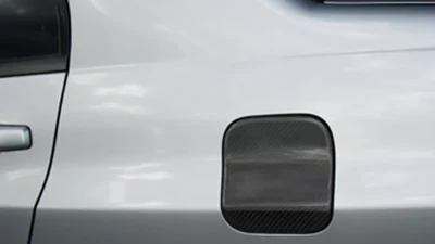 Rexpeed Carbon Fiber Fuel Cap Cover Mitsubishi EVO 7-9                                     - R43 - Image 2