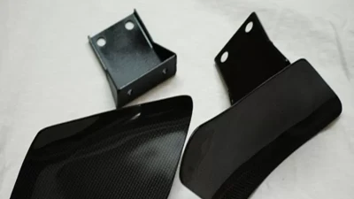 Rexpeed Carbon Fiber Brake Cooling Guides Mitsubishi EVO X 2008-2015                                     - R44 - Image 2