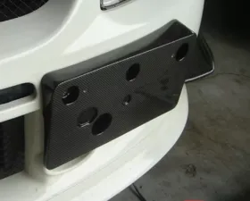 Rexpeed Carbon Fiber License Plate Bracket Mitsubishi EVO 9
