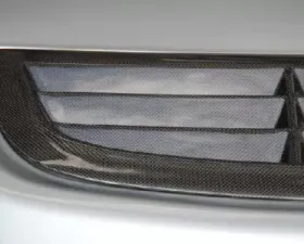 Rexpeed Carbon Fiber Hood Center Vent Mitsubishi EVO 8-9