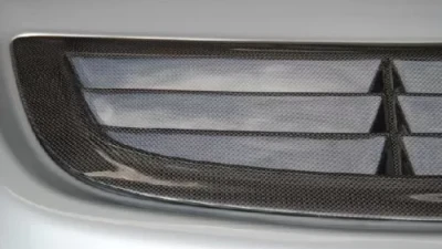 Rexpeed Carbon Fiber Hood Center Vent Mitsubishi EVO 8-9                                     - R53 - Image 4