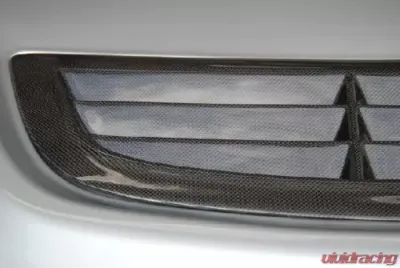 Rexpeed Carbon Fiber Hood Center Vent Mitsubishi EVO 8-9 - R53