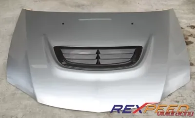 Rexpeed Carbon Fiber Hood Center Vent Mitsubishi EVO 8-9 - R53