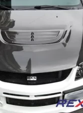 Rexpeed Carbon Fiber Hood Center Vent Mitsubishi EVO 8-9                                     - R53 - Image 3