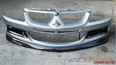 Rexpeed Carbon Fiber Front Lip Spoiler Mitsubishi EVO 8 - R54
