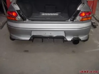 Rexpeed D-Style Carbon Fiber Rear Bumper Extensions Mitsubishi Evolution VII | VIII - R62