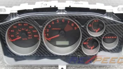 Rexpeed Carbon Fiber Gauge Cluster Mitsubishi EVO 7-9                                     - R63 - Image 2