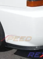 Rexpeed D-Style Carbon Fiber Rear Bumper Extensions Mitsubishi Evolution IX                                     - R64 - Image 3