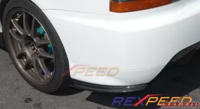 Rexpeed D-Style Carbon Fiber Rear Bumper Extensions Mitsubishi Evolution IX - R64