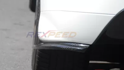 Rexpeed D-Style Carbon Fiber Rear Bumper Extensions Mitsubishi Evolution IX                                     - R64 - Image 2