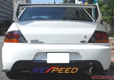 Rexpeed D-Style Carbon Fiber Rear Bumper Extensions Mitsubishi Evolution IX - R64