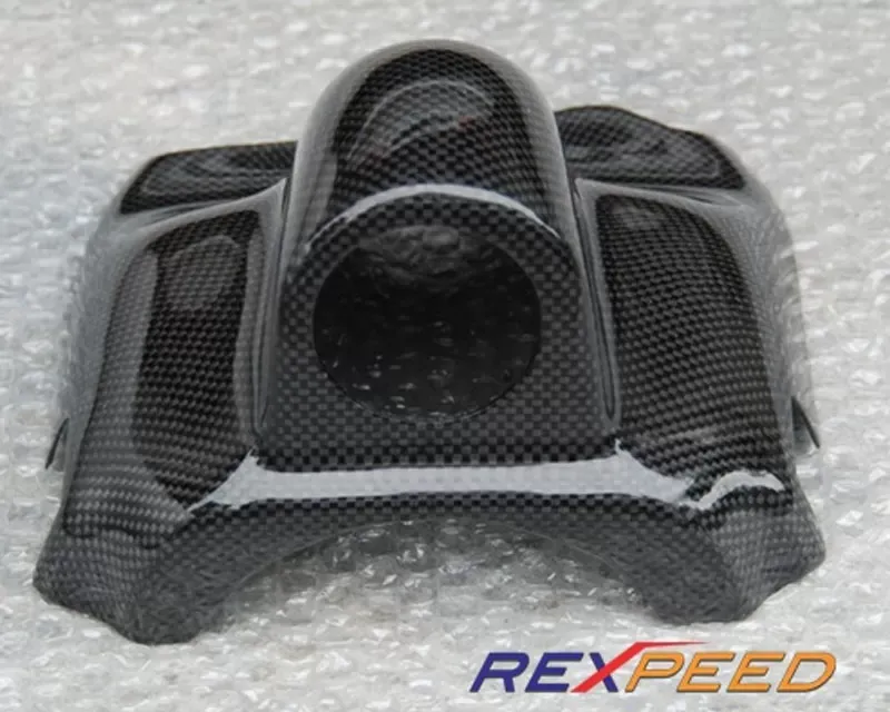 Rexpeed Carbon Fiber Steering Wheel Gauge Pod Single Mitsubishi EVO VIII 2003-2005 - R65