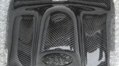 Rexpeed Carbon Fiber Steering Wheel Gauge Pod Single Mitsubishi EVO 7-9                                     - R65 - Image 3