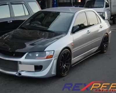 Rexpeed Carbon Fiber Side Skirt Mitsubishi EVO 7-9 - R67