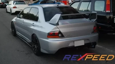 Rexpeed Carbon Fiber Side Skirt Mitsubishi EVO 7-9                                     - R67 - Image 2