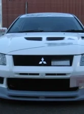 Rexpeed Carbon Fiber UX-Style Front Lip Spoiler Mitsubishi EVO 7                                     - R68 - Image 4