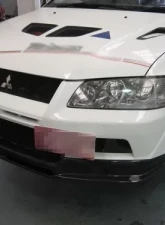 Rexpeed Carbon Fiber UX-Style Front Lip Spoiler Mitsubishi EVO 7                                     - R68 - Image 2