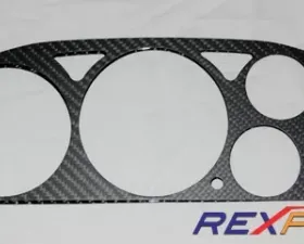 Rexpeed Carbon Fiber Gauge Cluster Low Gloss Mitsubishi EVO 8