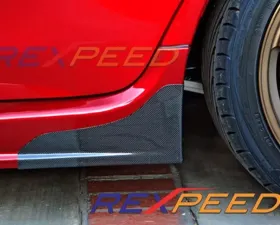 Rexpeed Carbon Fiber Side Spats Mitsubishi EVO 10
