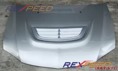 Rexpeed Fiberglass Hood Center Vent Unpainted Mitsubishi EVO 9 - R80