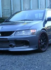 Rexpeed Carbon Fiber Front Air Ducts Mitsubishi EVO 9                                     - R82 - Image 2