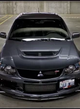 Rexpeed Carbon Fiber Front Air Ducts Mitsubishi EVO 9                                     - R82 - Image 3