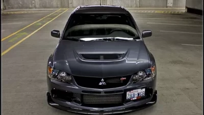 Rexpeed Carbon Fiber Front Air Ducts Mitsubishi EVO 9                                     - R82 - Image 3