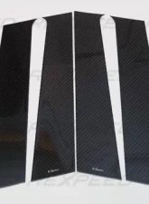 Rexpeed Carbon Fiber Pillar Trim Mitsubishi EVO 10                                     - R86 - Image 3
