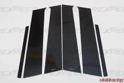 Rexpeed Carbon Fiber Pillar Trim Mitsubishi EVO 10 - R86