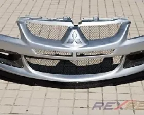 Rexpeed V-Style Carbon Fiber Front Lip Spoiler Mitsubishi EVO 8