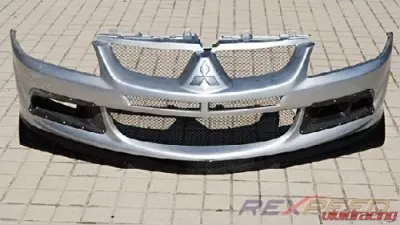 Rexpeed V-Style Carbon Fiber Front Lip Spoiler Mitsubishi EVO 8 - R87