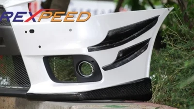 Rexpeed V-Style Carbon Fiber Canards Mitsubishi Evolution X                                     - R90 - Image 4