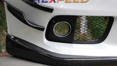 Rexpeed V-Style Carbon Fiber Canards Mitsubishi Evolution X                                     - R90 - Image 2