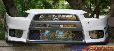 Rexpeed Carbon Fiber Front Lip Spoiler Cover Mitsubishi EVO 10 - R91