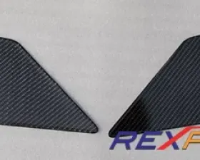 Rexpeed Carbon Fiber Side Wing Decal Mitsubishi EVO 10