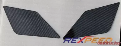 Rexpeed Carbon Fiber Side Wing Decal Mitsubishi EVO 10 - R93