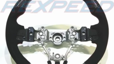 Rexpeed Carbon Fiber|Alcantara w/ Red Line Steering Wheel                                     - G42 - Image 2