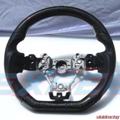 Rexpeed Carbon Fiber & Leather Steering Wheel Subaru WRX | STI - G43