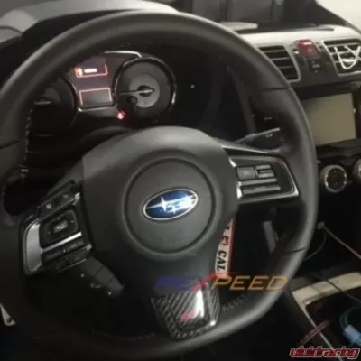 Rexpeed Dry Carbon Fiber Steering Wheel Cover Subaru WRX | STI 2015-2019 - G44