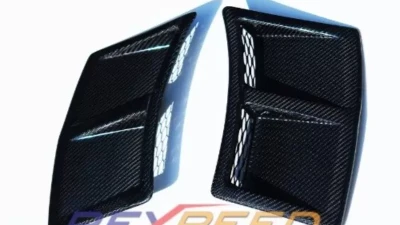 Rexpeed S207 Style Dry Carbon Rear Bumper Ducts Subaru WRX | STI 2015-2019                                     - G49 - Image 3